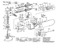 Bosch 0 601 323 142 Angle Grinder 240 V / GB Spare Parts